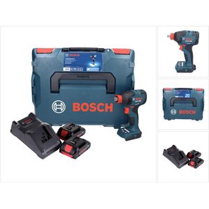 Bosch GDX 18V-210 C - Accu-draaislagmoeraanzetter - 18 V - Li-ion - Incl. 2 Accus, Lader, Koffer