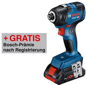 Professional gdr 18V-200 (cc) Akku-Drehschlagschrauber (2x4.0 Ah+GAL 18V-40) (06019J2107) - Bosch