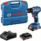 Bosch Professional GSR 18V-45 Accu Schroefboormachine 18V 2.0Ah In L-Case - 06019K3202