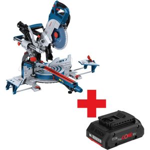 Bosch Professional GCM 18V-216 DC Accu Kap- en Verstekzaag BITURBO 18V Basic Body - 0601B47001