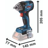 Bosch Professional GDS 18V-330 HC Accu slagmoersleutel 18V Basic Body - 06019L5000