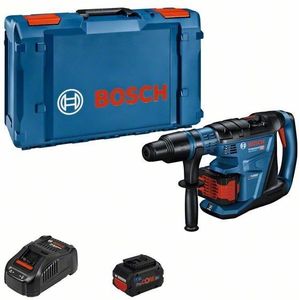 Bosch Blauw GBH 18V-40 C Accu Boorhamer BITURBO | SDS-max | 2 x 8,0 Ah accu + snellader | In XL-Boxx - 0611917102