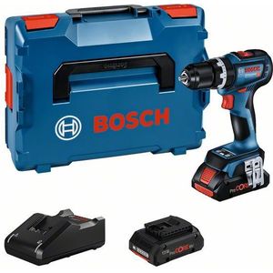 Bosch Blauw GSB 18V-90 C | Accu Klopboormachine | 2 x 4,0 Ah ProCORE accu + lader + Bluetooth module | In L-Boxxx - 06019K6105