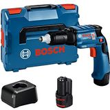 Bosch Professional 12V System accudroogbouwschroevendraaier GTB 12V-11 (incl. 2x accu GBA 12V 2.0Ah, lader GAL 12V-20, 1x schroevendraaierinzetstuk (bit) PH 2, L-BOXX 102)