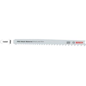 Bosch Accessoires PRO Multi Material thick and thin T345XF decoupeerzaagblad. 132 mm | 2-delig - 2608655101