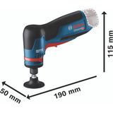 Bosch Professional GWG 12V-50 S Rechte slijpmachine Basic Body - 06013A7000