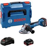Bosch Professional GWS 18V-10 P Accu Haakse Slijper 125mm 18V 5.0Ah In L-Boxx - 06019J4101
