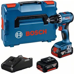 Bosch Professional GSR 18V-45 Accu Schroefboormachine 18V 3.0Ah in L-Boxx - 06019K3204