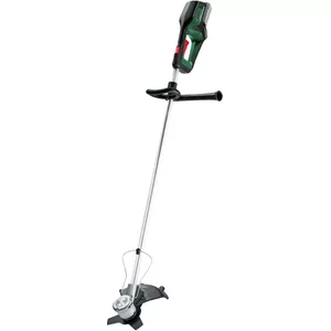 ONEVAN Bosmaaier met accu, borstelloze grastrimmer met accu's 2 3000 mAh en snellader, inklapbare handgreep, accu gazonkantensnijder, bosmaaier met snijmessen van 22,4 cm, hulpglijwiel