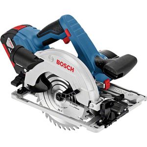Bosch Professional GKS 18V-57 G Accu Cirkelzaag 165mm + FSN 1400 18V 5.0Ah in L-Boxx - 0615990M90