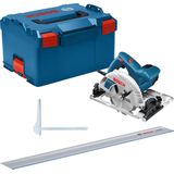 Bosch Professional GKS 55+ GCE + FSN 1400 - Handcirkelzaag met geleiderail - 63 mm zaagdiepte