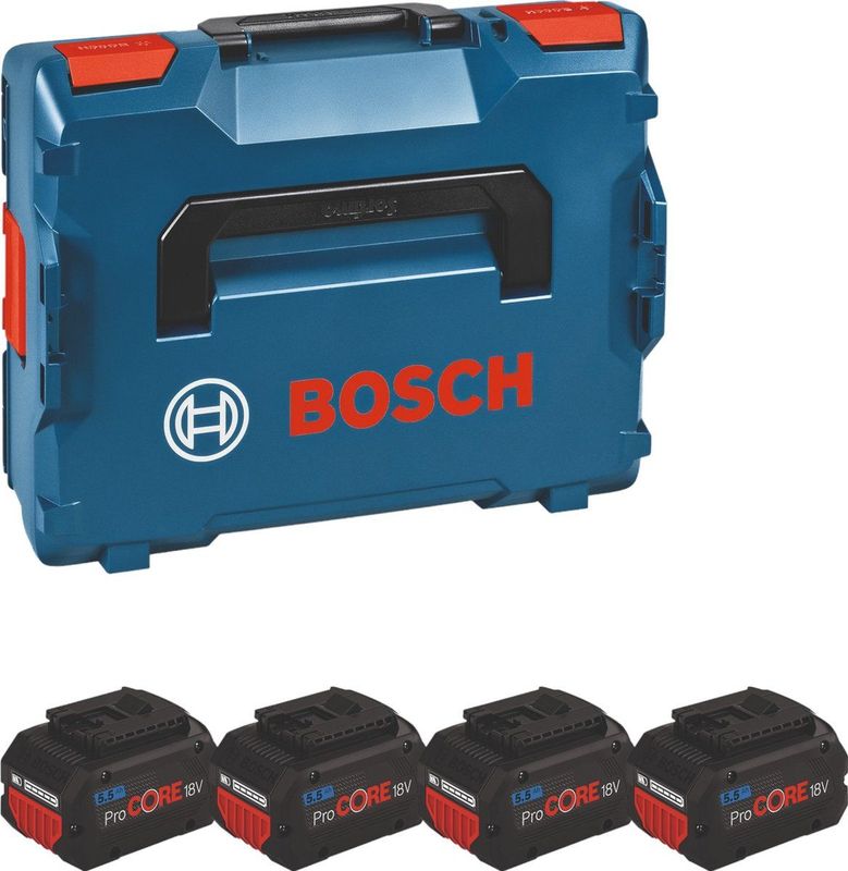 Bosch - Akku Multiset 4x ProCore 5,5 Ah Akkupack in l-boxx 136