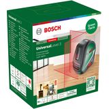 Bosch UniversalLevel 3 - Kruislijnlaser - Loodpunt boven en onder - Inclusief batterijen - Opbergetui
