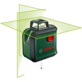 Bosch kruislijnlaser AdvancedLevel 360 (3 laserlijnen incl. 360° voor uitlijnen over de hele ruimte, in kartonnen doos)
