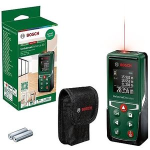 Bosch Home and Garden laserafstandsmeter UniversalDistance 30 (meetafstand tot max. 25 m nauwkeurig, meetfuncties, geheugenfunctie, in kartonnen doos)