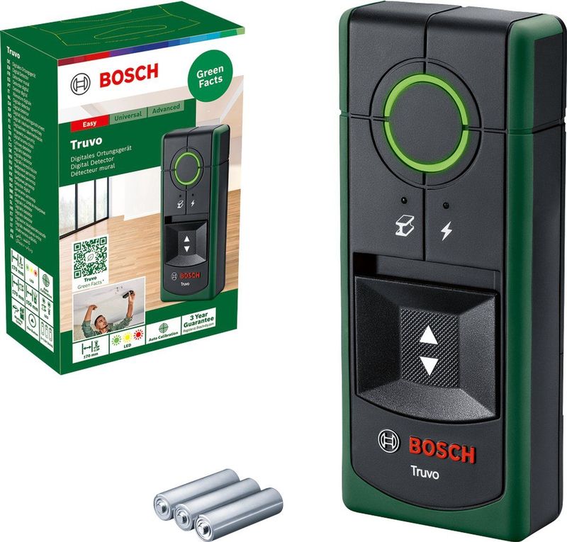 Bosch Truvo - Leidingzoeker - Inclusief Batterijen - Detectie van Metalen en Leidingen