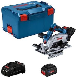 Bosch Professional GKS 18V-57-2 L Accu Cirkelzaag 165mm 18V 5.5Ah in L-Boxx - 06016C1102