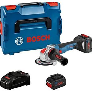 Bosch Professional GWX 18V-10 SC Accu Haakse Slijper 125mm X-LOCK 18V 5,5Ah in L-Boxx - 06017B0402