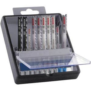 Bosch 2607011944 PRO 10-delige Hout En Metaal Zaagbladenset In Robustline Cassette