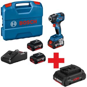 Bosch Professional GDR 18V-200 Accu Slagschroevendraaier 200Nm 18V 4.0Ah in L-Case - 0615990N0Y