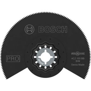 Bosch 1x PRO Multi Material ACZ 100 BB multitoolzaagblad (voor Massief laminaat vinyl, pvc, Hout met spijkers, Ø 100 mm, Professional Accessoires Multitool)