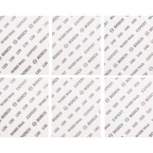 Schleifblatt ExW480 Web 115 x 140 mm Set G120/G180/G240/G320 6tlg. - 2608902431 - Bosch