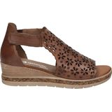 Remonte Dames sandalen Sandalen Plat - cognac