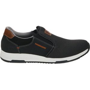 Rieker - B3450 - Lage Schoenen - Mogano - Synthetisch Gebreid