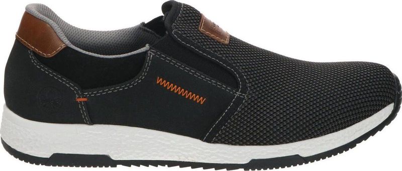 Rieker - B3450 - Lage Schoenen - Mogano - Synthetisch Gebreid
