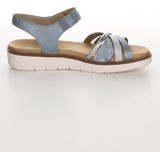 Remonte - D2058 Sandaal - Blauw Combi - Kunstleer - Klittenbandsluiting