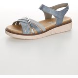 Remonte - D2058 Sandaal - Blauw Combi - Kunstleer - Klittenbandsluiting