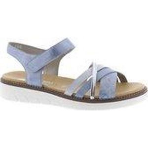 Remonte - D2058 Sandaal - Blauw Combi - Kunstleer - Klittenbandsluiting