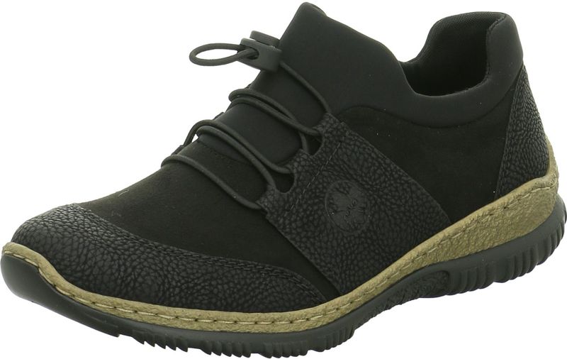 Rieker Dames N32x8 Sneakers, zwart, 42 EU