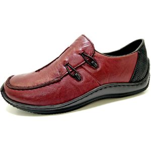 Rieker  -  Mocassins  dames Rood