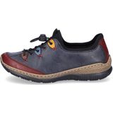 Rieker - N3271 - Sneakers - Wine Navy Brandy Azzuro - Kunstleer