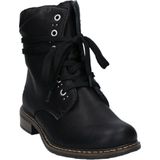 Veterlaarsjes - Effen - Imitatieleer - Gevoerd - Ritssluiting