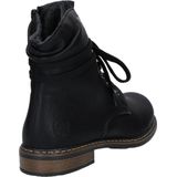 Veterlaarsjes - Effen - Imitatieleer - Gevoerd - Ritssluiting