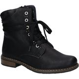 Veterlaarsjes - Effen - Imitatieleer - Gevoerd - Ritssluiting