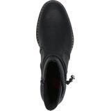 Enkellaarsjes - Effen - Imitatieleer - Ritsluiting - Versterkte Hak