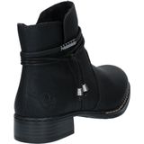 Enkellaarsjes - Effen - Imitatieleer - Ritsluiting - Versterkte Hak