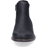 Enkellaarsjes - Effen - Imitatieleer - Ritsluiting - Platte Hak