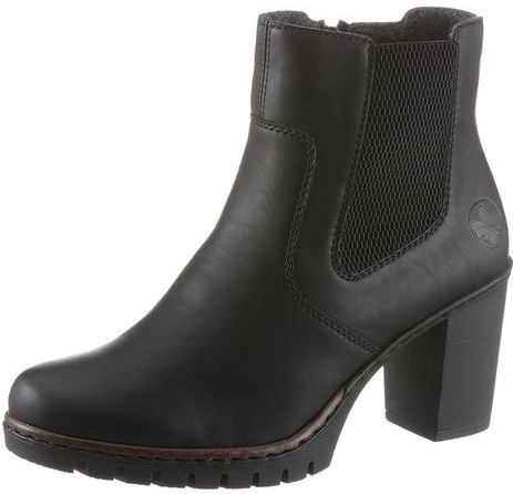 Chelsea - Chelsea Boots - Zwart - Imitatieleer - Ronde Neus - Blokhak