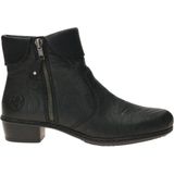 Rieker - Enkellaarsjes - Zwart - Antistress Binnenzool - Lage Hak 3 cm