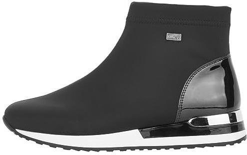 Remonte - R2571-02 - Enkellaarsjes - Zwart - Synthetisch