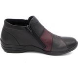 Remonte Dames Enkellaars R7674-02 Zwart Bordeaux