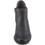 Enkellaarsjes - Effen - Imitatieleer - Platte Hak