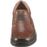 Rieker - Instappers - Bruin - Textiel - Verwijderbare Binnenzool