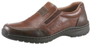 Rieker - Instappers - Bruin - Textiel - Verwijderbare Binnenzool