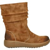 Rieker Enkellaarsjes Plat Enkellaarsjes Plat - cognac