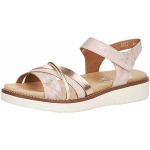 Remonte - D2058 - Sandalen - Roze - Sleehak - 3,5 cm Hakhoogte